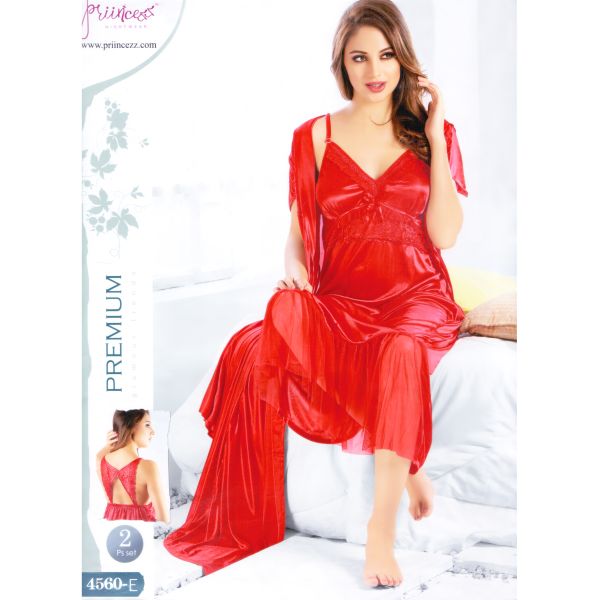 Fashionable Two Part Nighty-4560 E